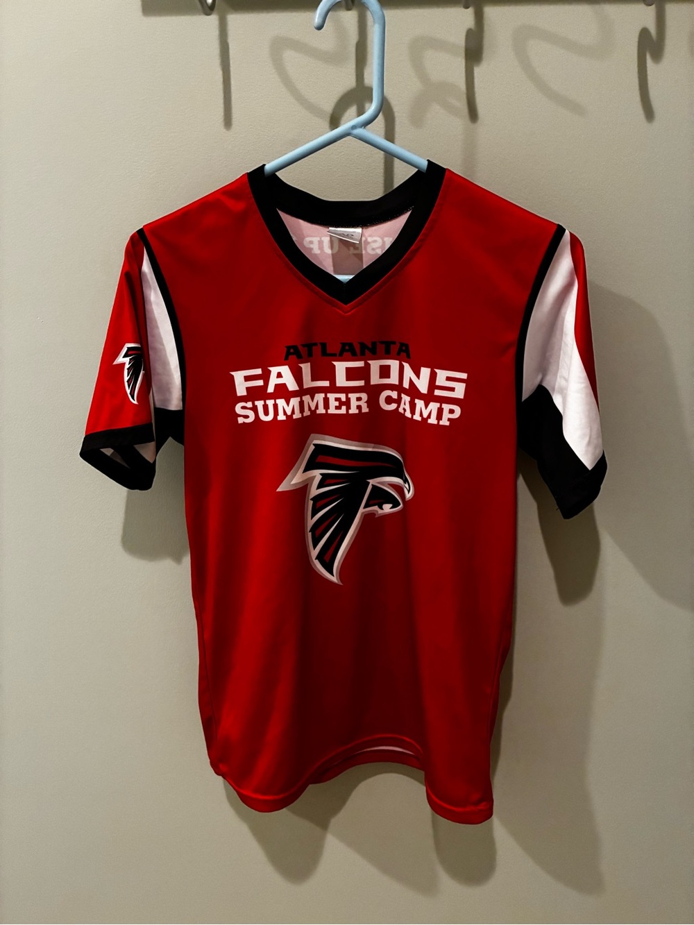 Atlanta Falcons Summer Camp Red Short Sleeve Kids Tee